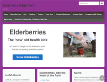 Tablet Screenshot of elderberryedge.com